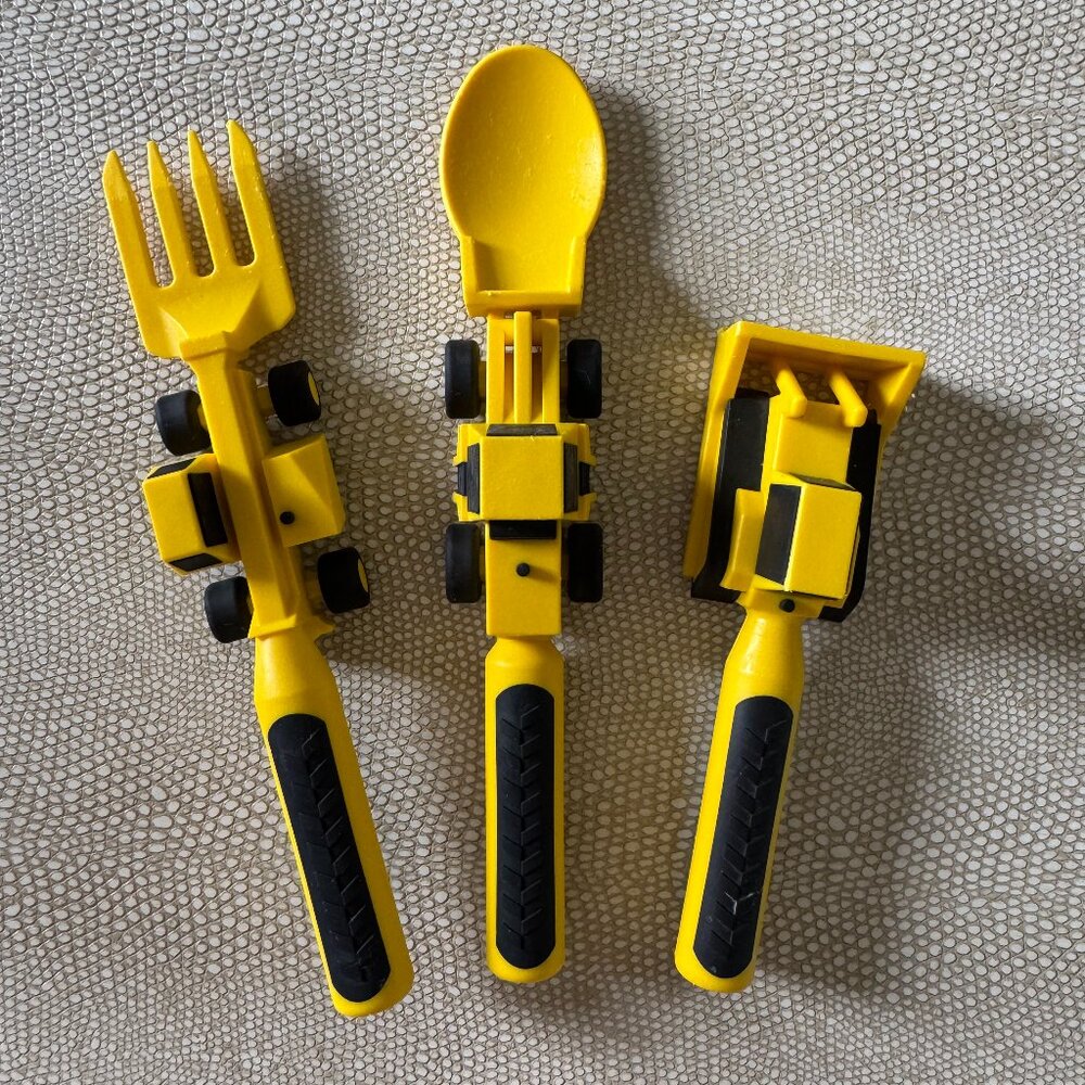 Constructive Eating Set of Three Utensils, Construction